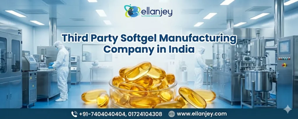 third party softgel manufacturing Company in india