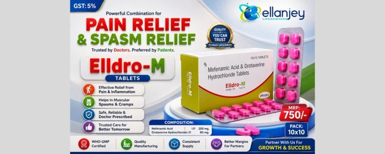 Elldro-m banner with informations