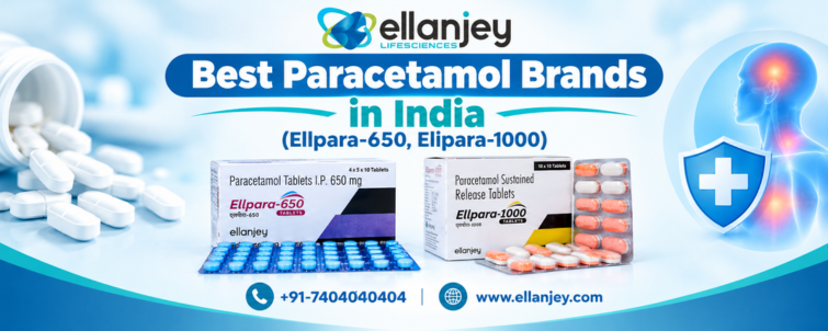 Best Paracetamol Brands in India (Ellpara-650, Ellpara-1000)