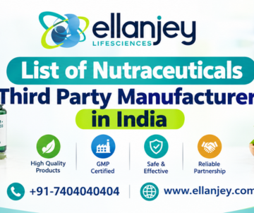 List of Nutraceuticals Third Party Manufacturers in India
