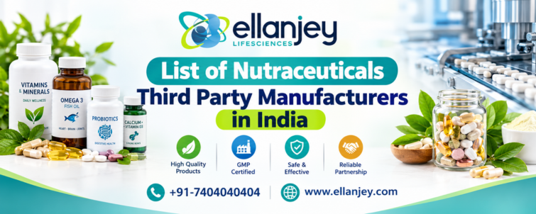 List of Nutraceuticals Third Party Manufacturers in India
