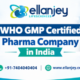 WHO GMP Certified Pharma Company in India